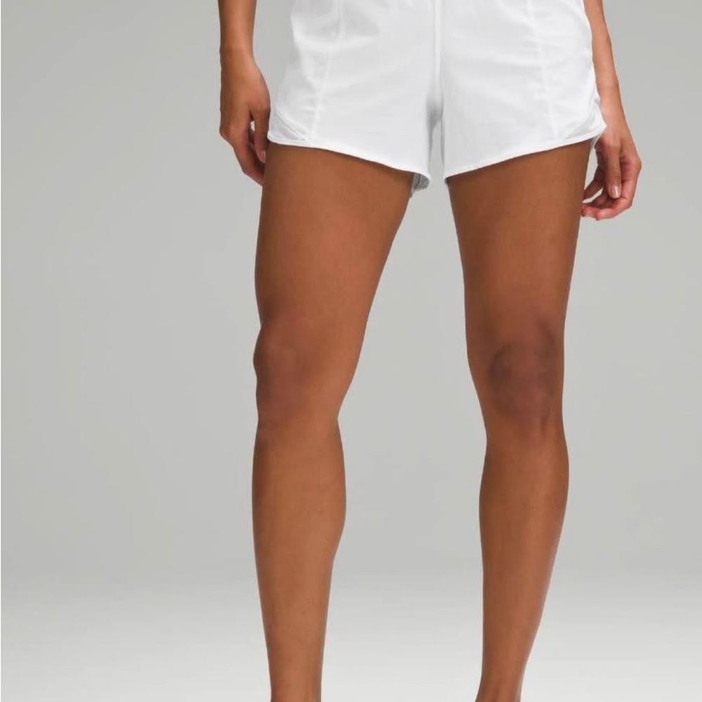 White Athletic Shorts for Summer
